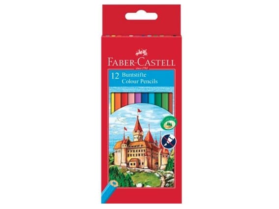 Faber-Castell - Färgpenna (paket om 12)