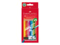 Miniatyrbilde 2 av 5: Farveblyant Faber-Castell Red Line 12 stk. ass. farver med viskelæder