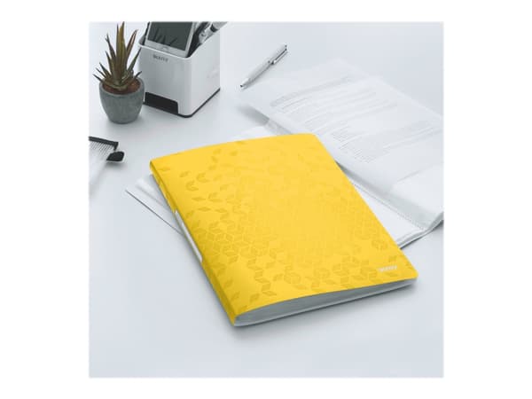 Leitz WOW - Visningsbok - 20 utrymmen - ryggbredd: 13 mm - för A4 (210 x 297 mm) - kapacitet: 40 ark