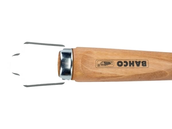 Bahco Scalpello per legno, impugnatura in legno, ghiera in acciaio nichelato, 4 x 140 mm 425-4, Finjusteringsmeisel, Meisel skjær, Stål, Tre, Tre, Av