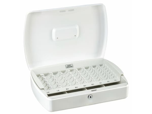 BURG-WÄCHTER ZK 2307 Euro, Stål, Hvit, Nøkkel, 330 x 235 x 75 mm, 2,4 kg, 235 mm
