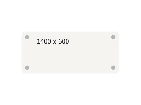 Skrivebord DNA, Bøg 1400x600 mm I-ben/Alugrå