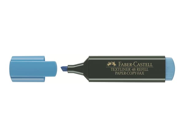 Faber-Castell TEXTLINER 48 REFILL - Överstrykningspenna - fluorescerande blå - vattenbaserat bläck - 1-2-5 mm