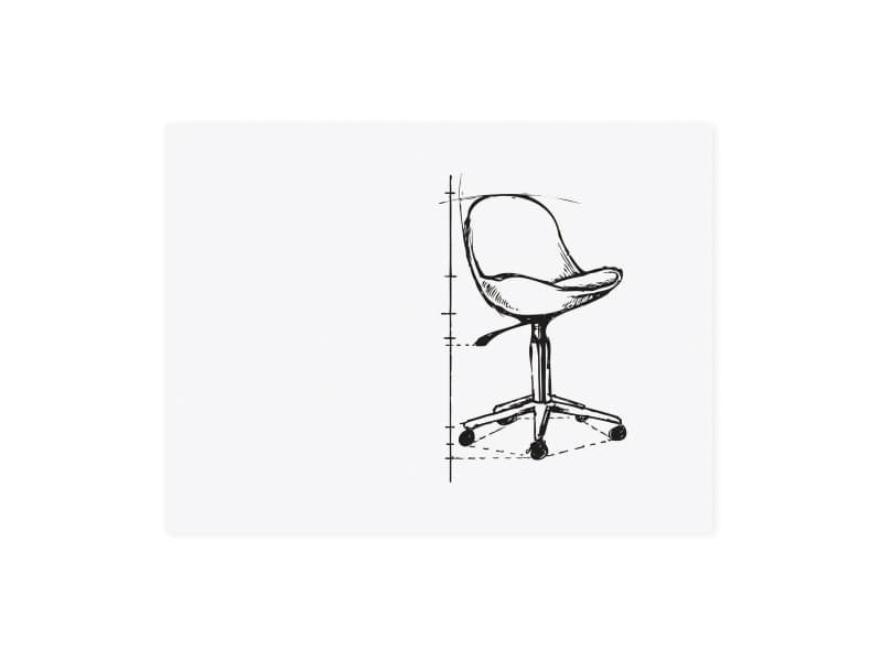 Whiteboard Legamaster Board-Up, 75 x 100 cm