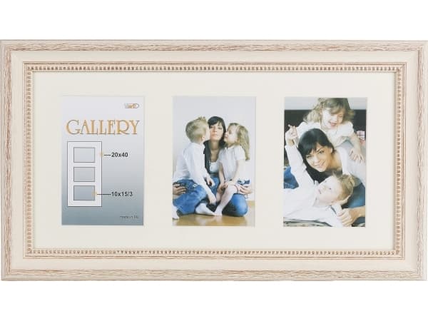 Victoria Collection valokuvakehys Verona Gallery 20x40/3/10x15 (VF2506), beige