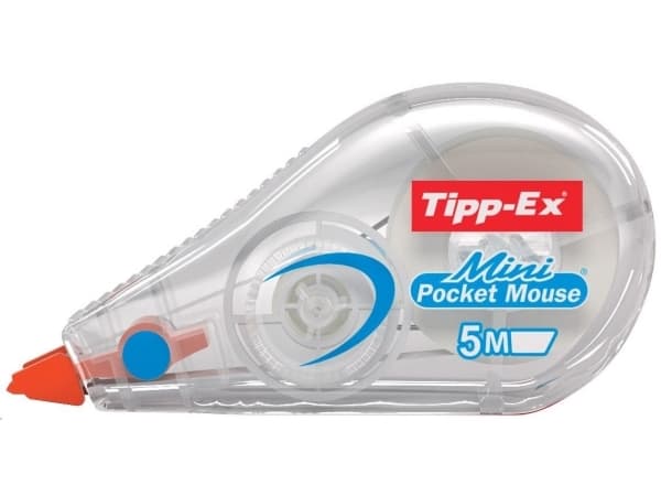 Tipp-Ex Mini Pocket Mouse - Korrigeringsrulle - 5 mm x 5 m - transparent (paket om 10)