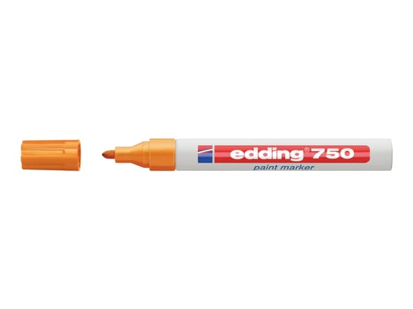 Edding 750, Orange, Hvid