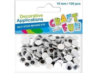 Euro Trade Self-adhesive eyes 10mm - WIKR-1061600