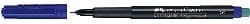 Faber-Castell MULTIMARK 1523 - Markering - permanent - blå - 0.4 mm - superfin - med radergummi