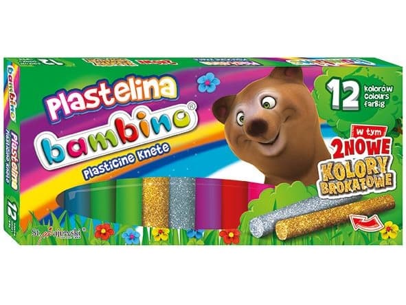 Child Plasticine 12 farger