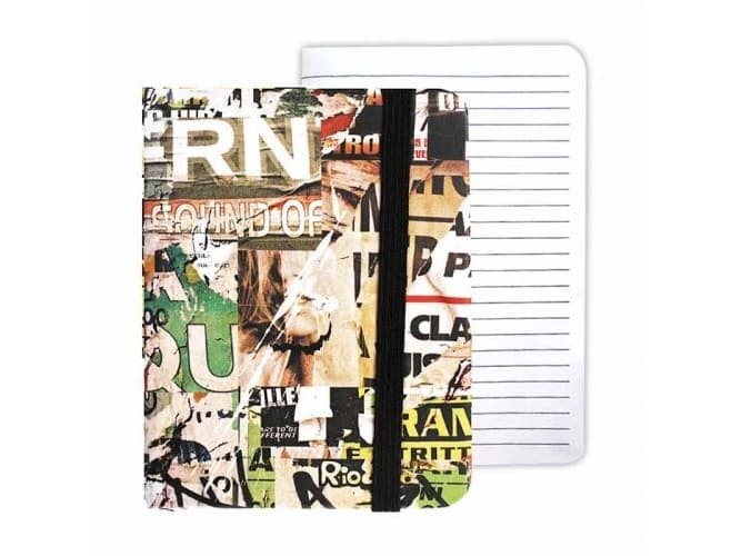 Starpak Notebook with rubber band A5 Letters 80 pages (NZGA5 LIT)