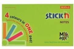 Magic Notesblok 76x127 100 Blad Assorterat Neon