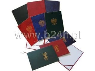 Warta Cover for a diploma without inscriptions black 1824-339-048