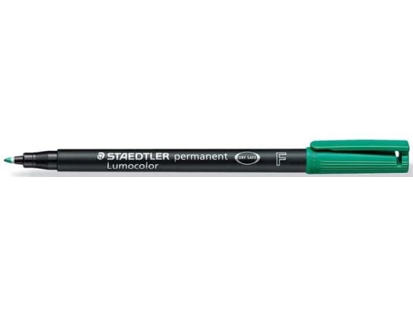 STAEDTLER Lumocolor 318 - Värikynät - pysyvä - vihreä - 0,6 mm - hienojakoinen