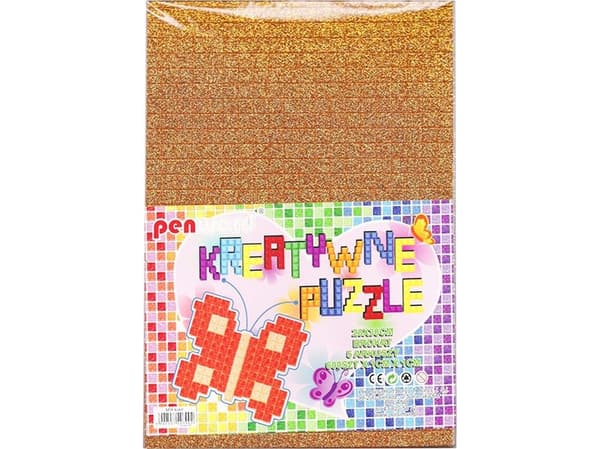 Polsirhurt Creative palapeli glitter - sekoitusvärit 20x30cm