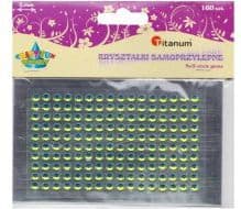 Titanum Self-adhesive crystals 307608 light green - WIKR-993883