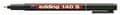 Miniatyrbilde 2 av 2: Edding 4-140003, Blå, Ekstra fin, Sort, Plast, Rund, 0,3 mm