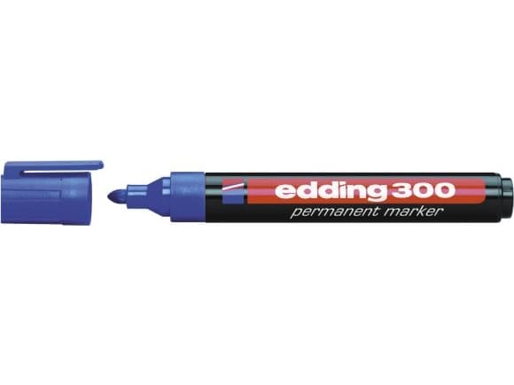 Marker Edding® 300 blå 1.5-3.0 mm (stk.)