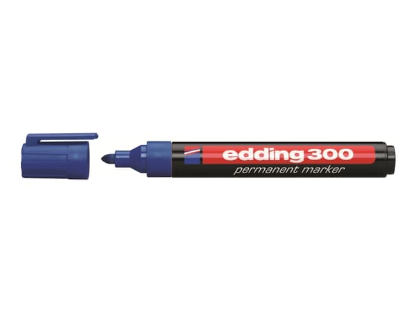 Marker Edding® 300 blå 1.5-3.0 mm (stk.)