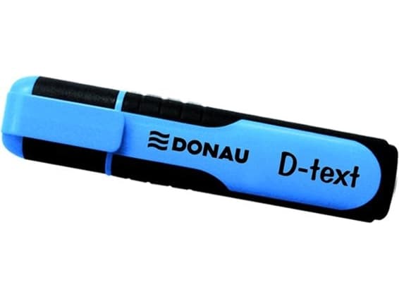 Donau Highlighter, tekstmarkør D-Text blå (14K122C)