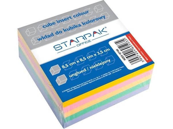 Starpak insats för bägare 85x85 mm färg (187160)