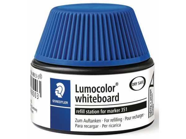 Genopfyldningsstation Staedtler Lumocolor, 30 ml, blå