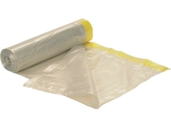 Abena Affaldssække, snøresæk 100 L, 72 x 104 cm, 55 my, klar, rulle a 10 stk.