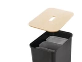 Komplet, system til affaldssortering SmartStore Collect, 76 L, sort