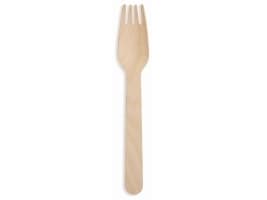 Huhtamaki Träbestick Gafflar 16 cm - 100 st.