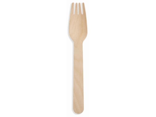 Huhtamaki Träbestick Gafflar 16 cm - 100 st.