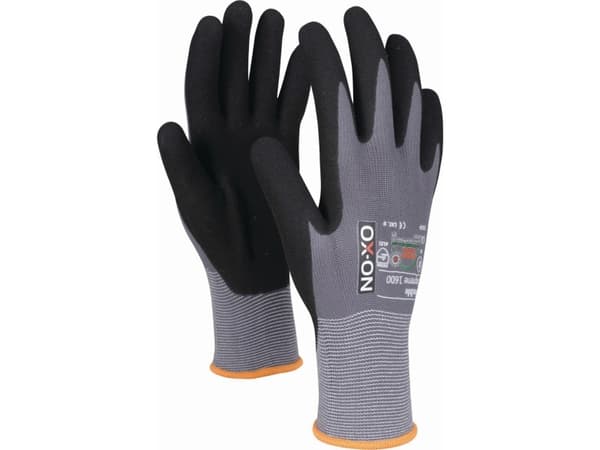 OX-ON allround handske str. 8 - Flexible supreme 1600, meget slidstærk, OekoTex-certificeret