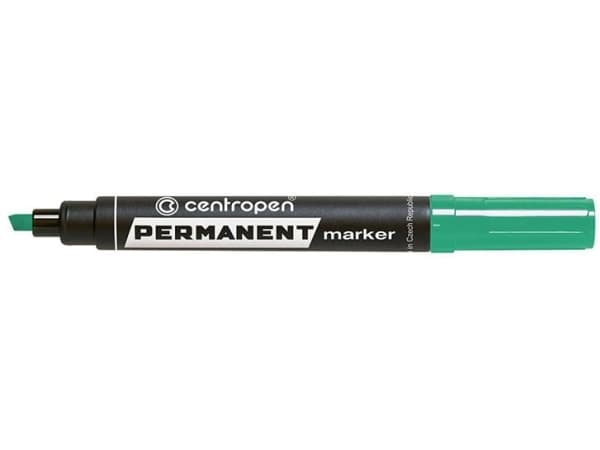 Centropen marker green permanent truncated tip 1.00-4.60mm (585760110)