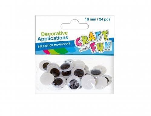 Euro Trade Self-adhesive eyes 18mm (WIKR-1061628)