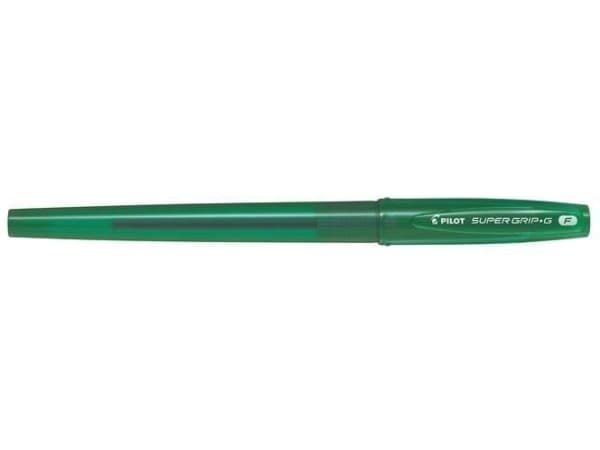 Pilot Super Grip G Cap, Påfyllnadsbar, Grön
