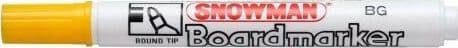 Snowman Marker permanent yellow round