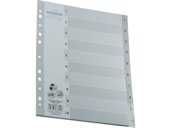 Titanum numerisk block A4 grå 10 (IN10)