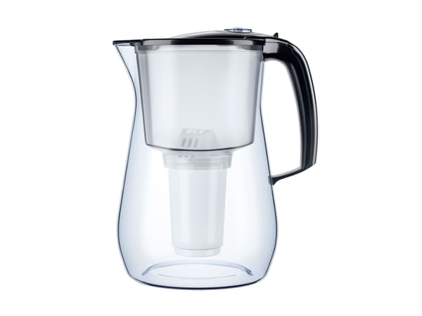 AQUAPHOR Provence 4.2 l CZARNY, Jug, 4,2 l, Sort, Gjennomsiktig, Plast, Oktagonal, Provence