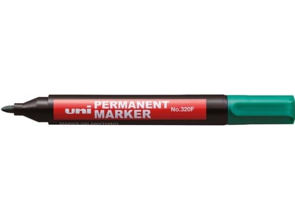 Uni Mitsubishi Blyant Permanent Marker UNI 320 GREEN (NO-320 GREEN)