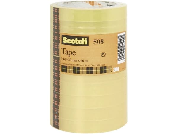 3M 5081566, 66 m, Transparent, 15 mm, 10 styck