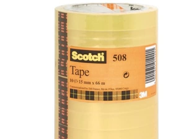 3M 5081566, 66 m, Transparent, 15 mm, 10 styck