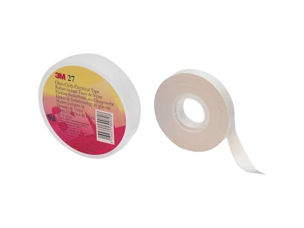 3M SCOTCH 27 SCOTCH27U-12X20 Tekstiiliteippi Scotch® 27 Valkoinen (L x S) 20 m x 12 mm 1 kpl 1 kpl