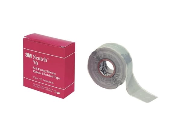 3M 80611438617, 1 stykker, Grå, ? Silicone/Rubber, RoHS 2011/65/EU, 9 m, 25 mm