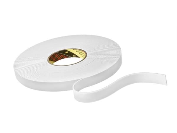 3M 9515W 9515W12 Dobbeltsidet tape 9515W Hvid (L x B) 33 m x 12 mm 1 stk