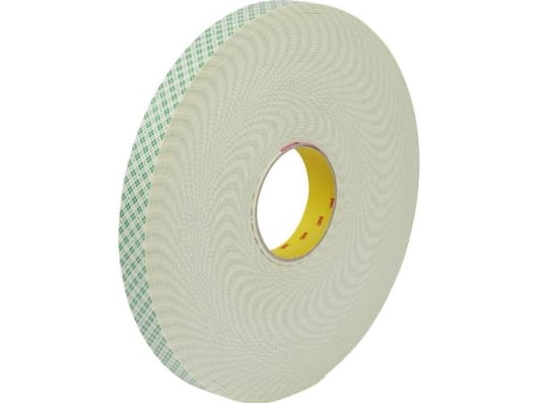 3M 40261910 40261910 Dubbelsidig tejp Vit (L x B) 10 m x 19 mm 1 st