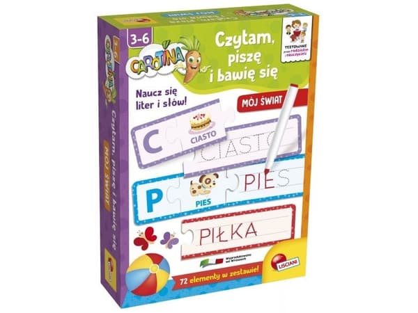 Lisciani LISCIANI CAROTINA JAG LEKER, LÄSER OCH SKRIVER MIN VÄRLD