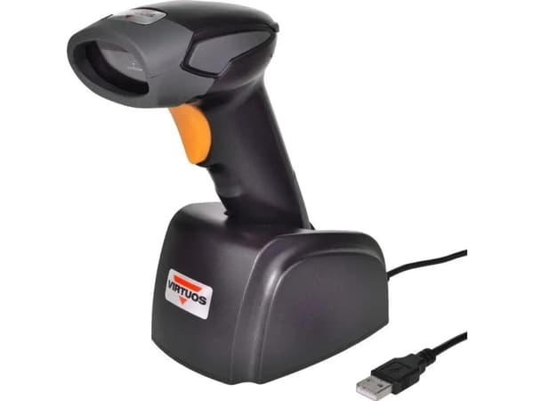 Virtuos Virtuos Virtuos CCD trådlös läsare BT-310D, lång räckvidd, Bluetooth (tangentbord/RS-232-emulering), svart