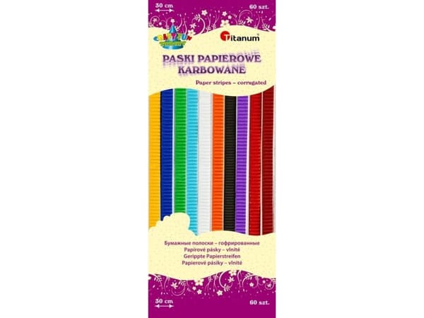 Titanum Wellpappremsor 30cm 60st.
