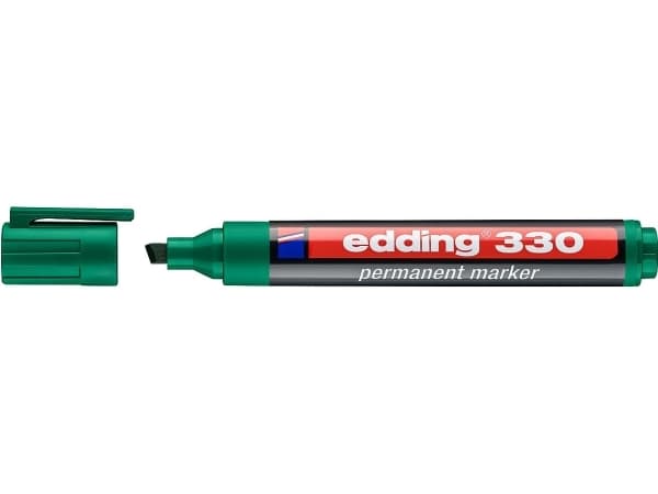 edding 330 - Markering - permanent - grön - 1-5 mm
