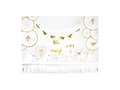 Miniatyrbild 3 av 4: PartyDeco GL13-019M, Girlang, papper, Guld, Bröllop, 0,86 m, Pojke/flicka