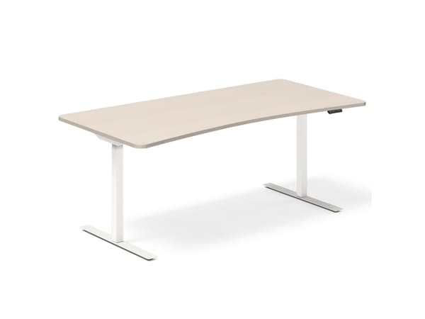 Nosto-/laskupöytä DNA, koivu 1800x800mm 2-jalkainen kaari/valkoinen